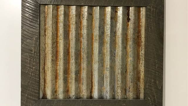 Ranch steel rustic panel