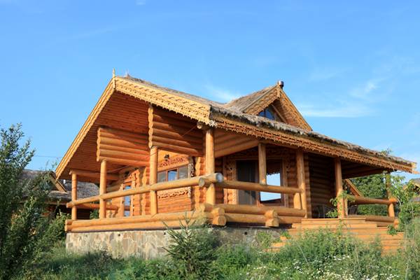 log cabin exterior ideas