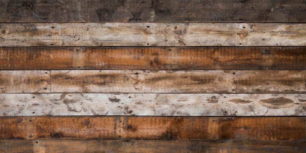 weathered wood look