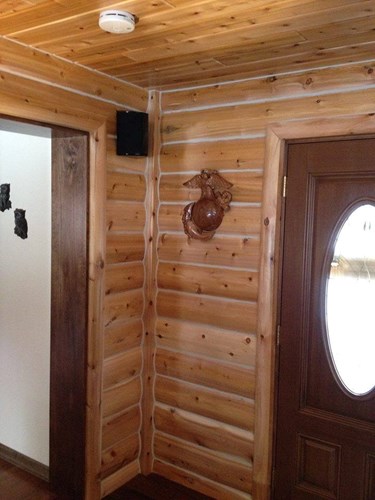 Log Siding, Wood Wall Paneling, Log Cabin Interior Products