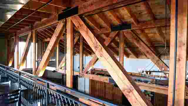 log and timber trusses