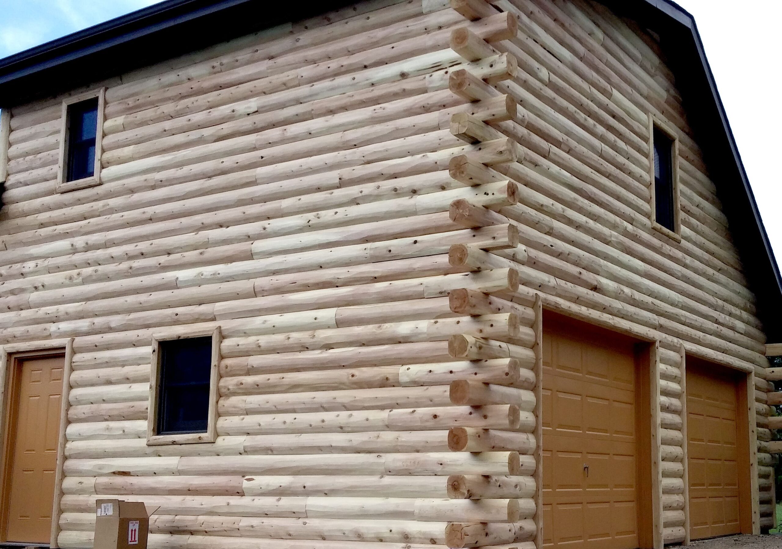 log cabin corners