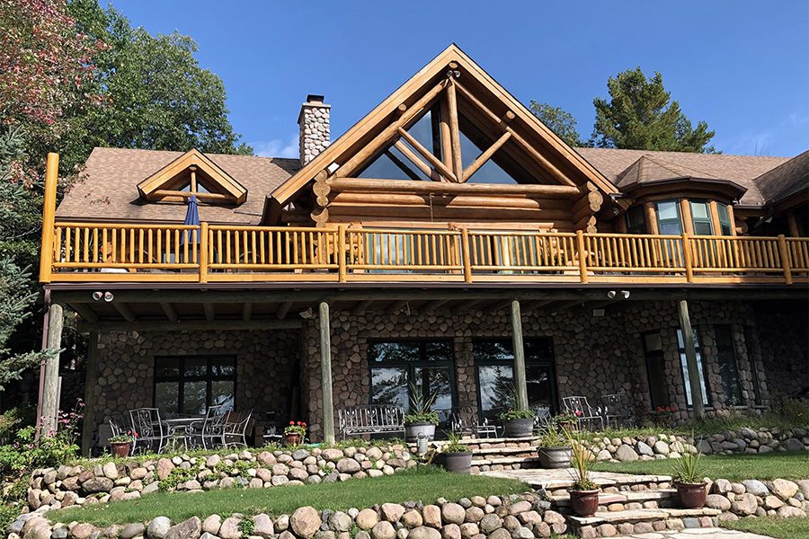 white_cedar_log_railing_truss-min amusement park supplier